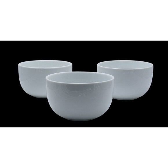 The Cellar Made Expressly For Macys 32 oz Set-3 White Soup/Cereal Bowls 6" - Picture 2 of 8